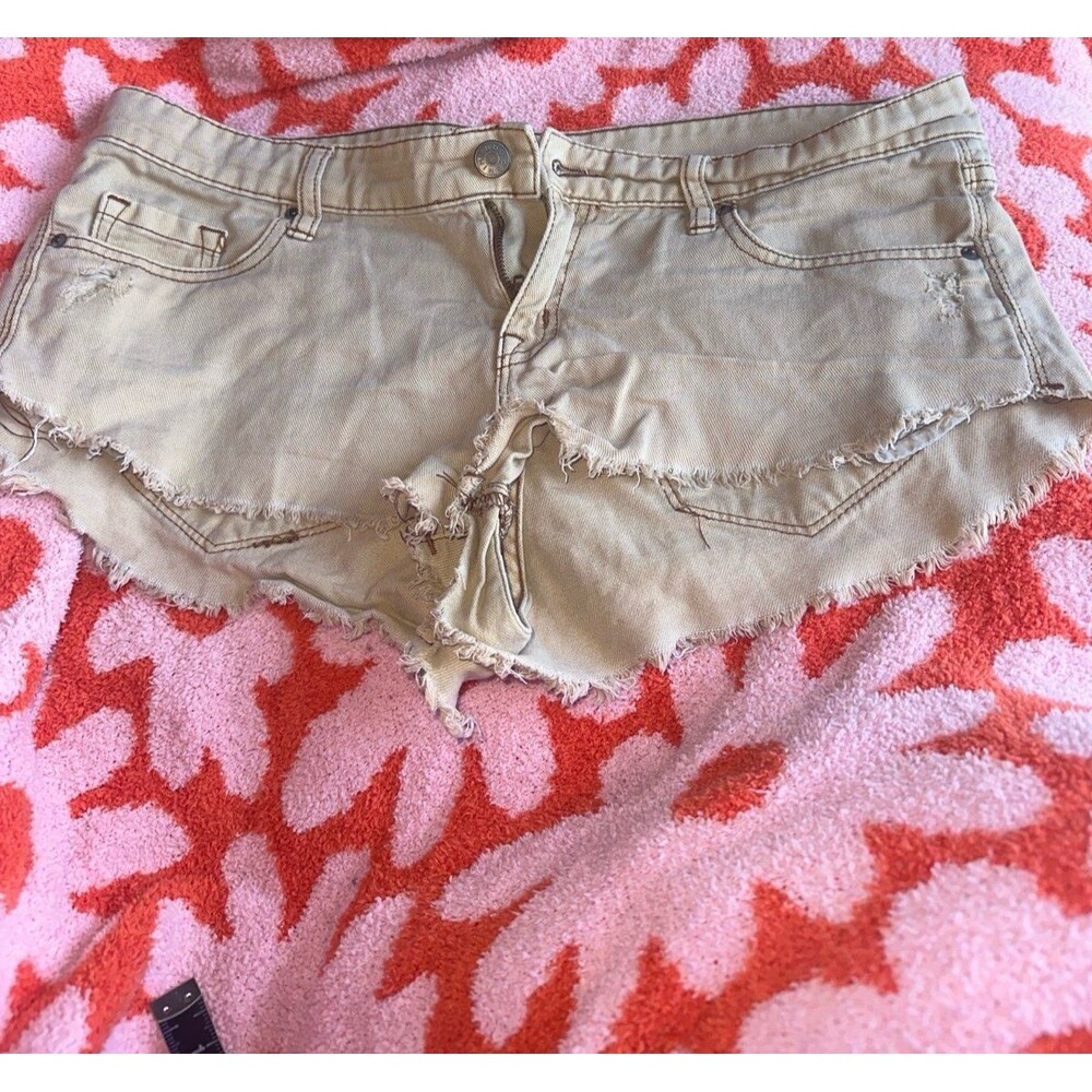BDG tan short shorts